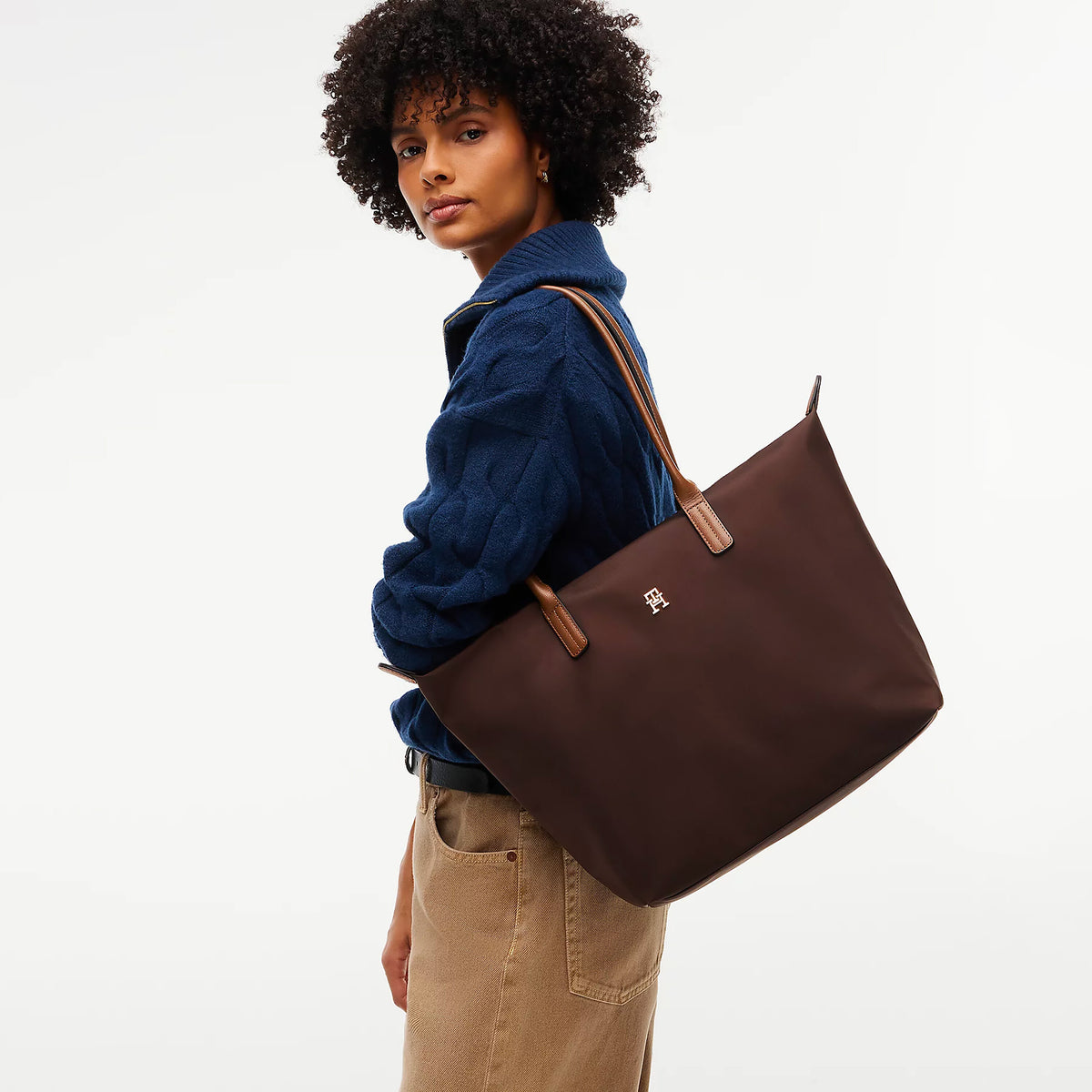 BORSA Marrone Tommy Hilfiger