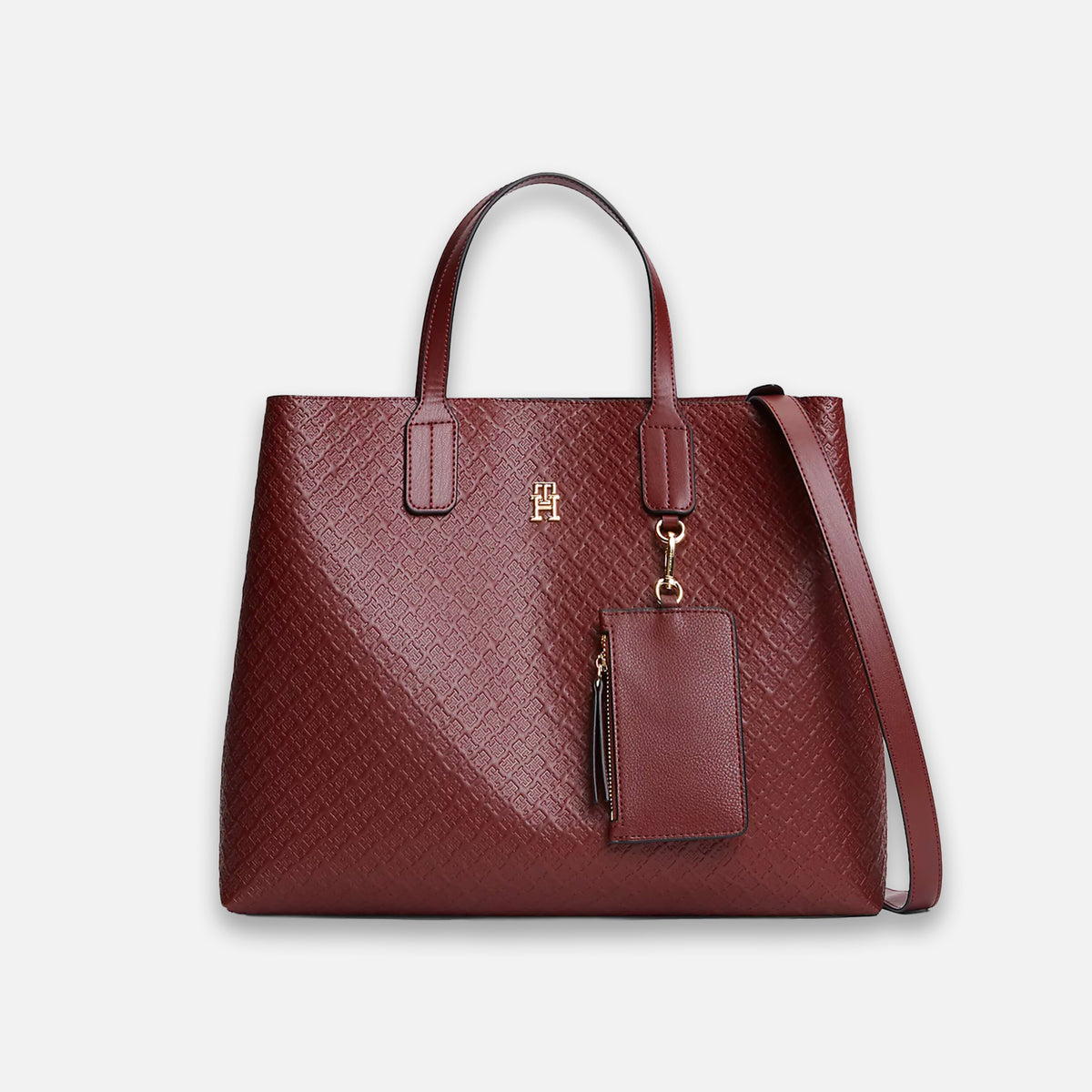 BORSA Bordeaux Tommy Hilfiger