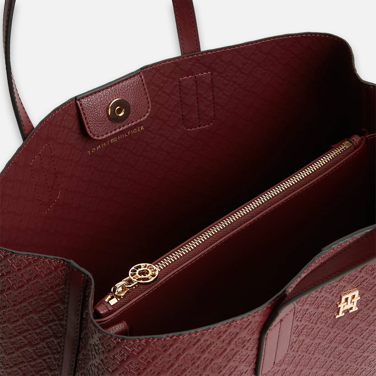 BORSA Bordeaux Tommy Hilfiger