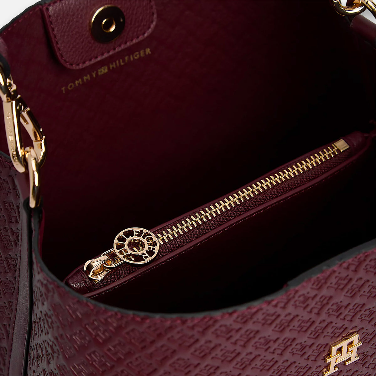 BORSA Bordeaux Tommy Hilfiger
