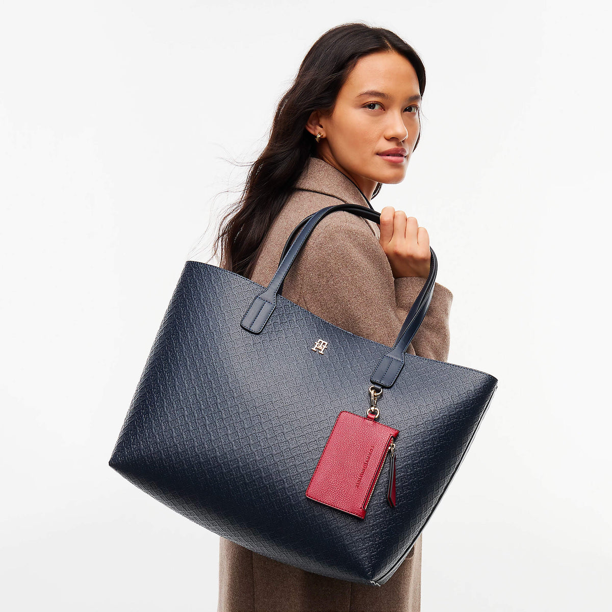 BORSA Blu Tommy Hilfiger