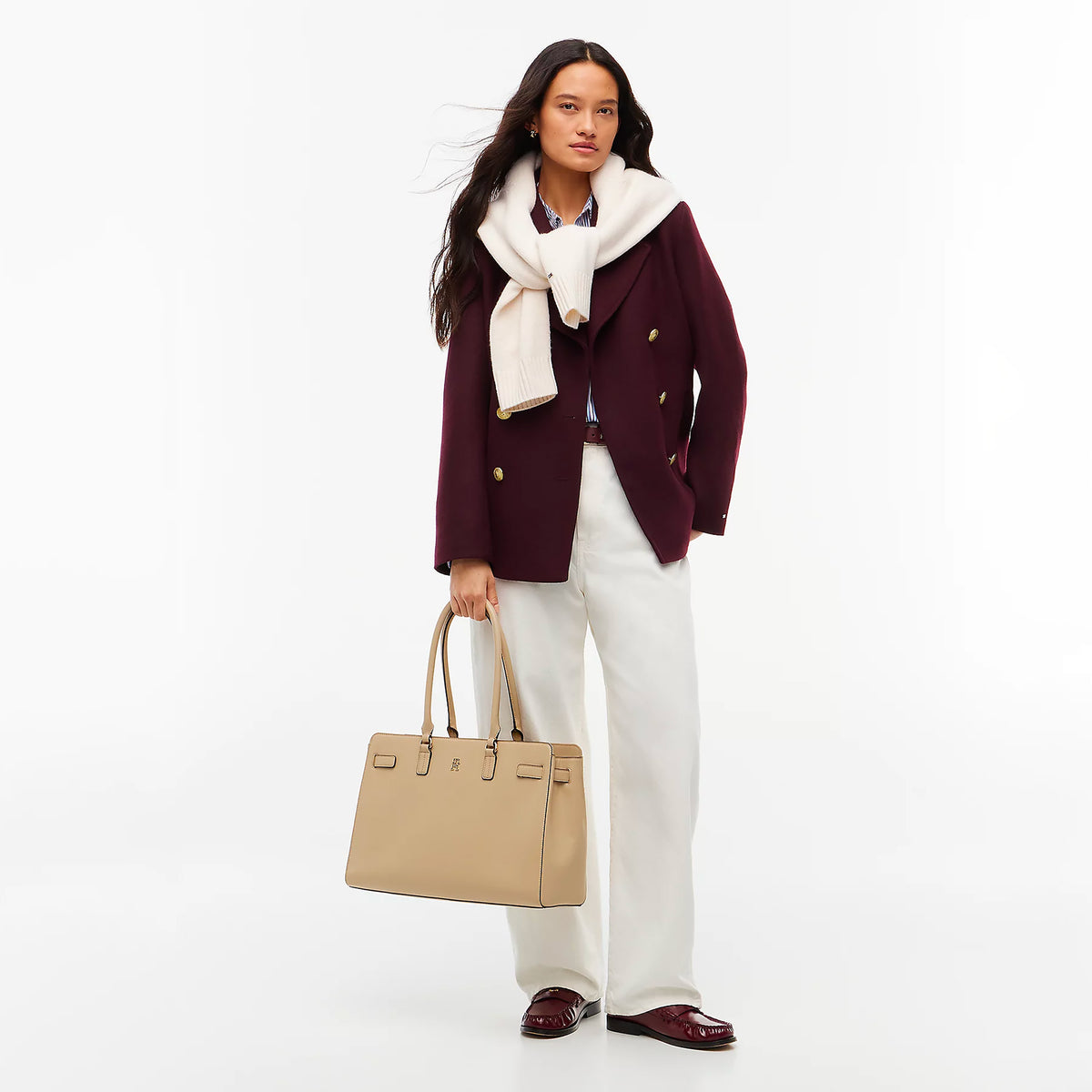BORSA Beige Tommy Hilfiger