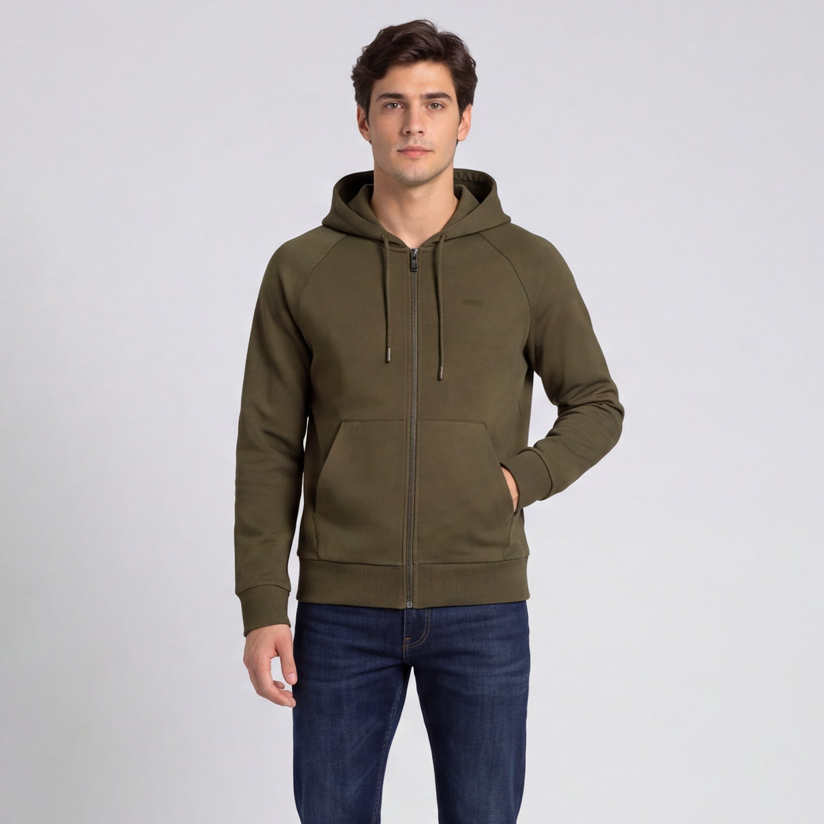 FELPA Verde Hugo Boss