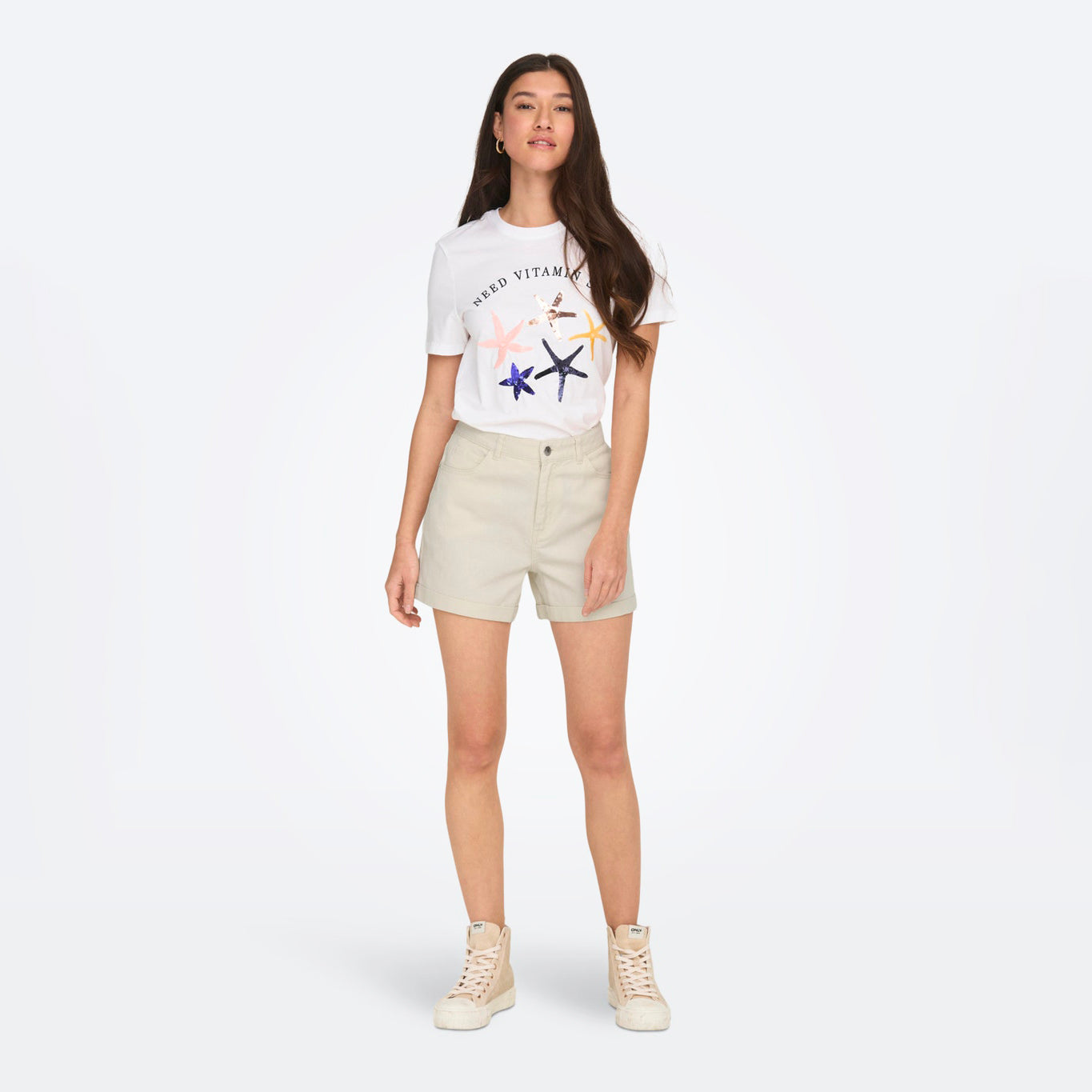 SHORTS Bianco Sporco Only