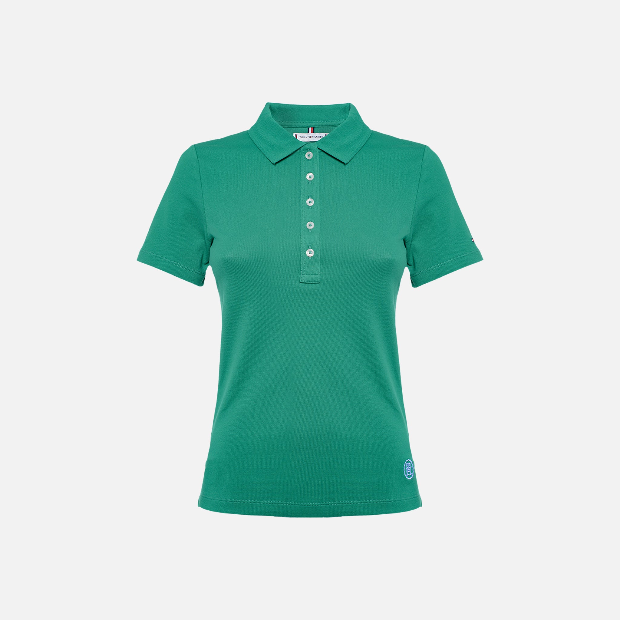 POLO DONNA Verde Tommy Hilfiger